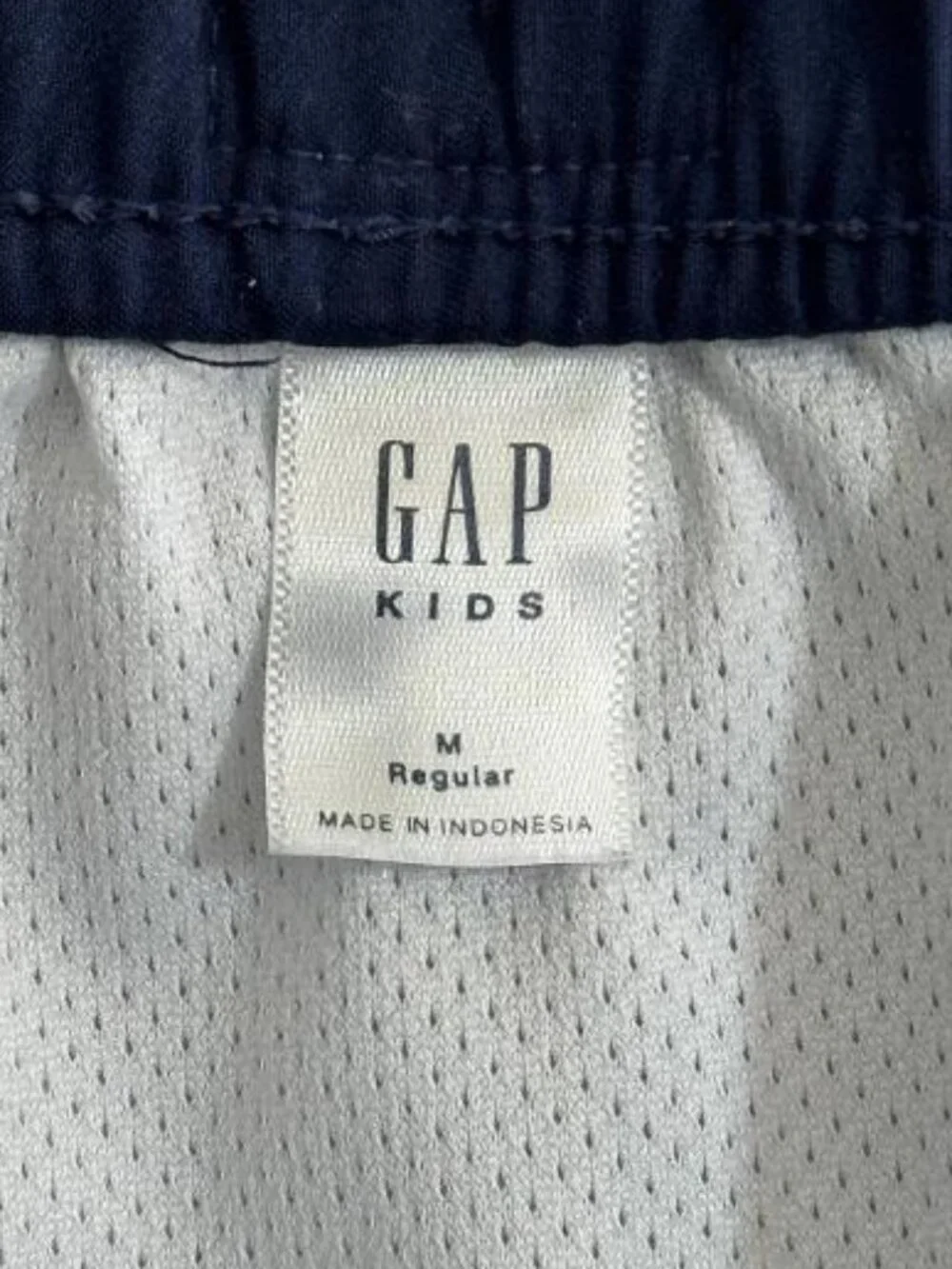 Gap Kids Boys Swim Trunks M 8-9 Blue Striped Board Shorts Mesh Lined